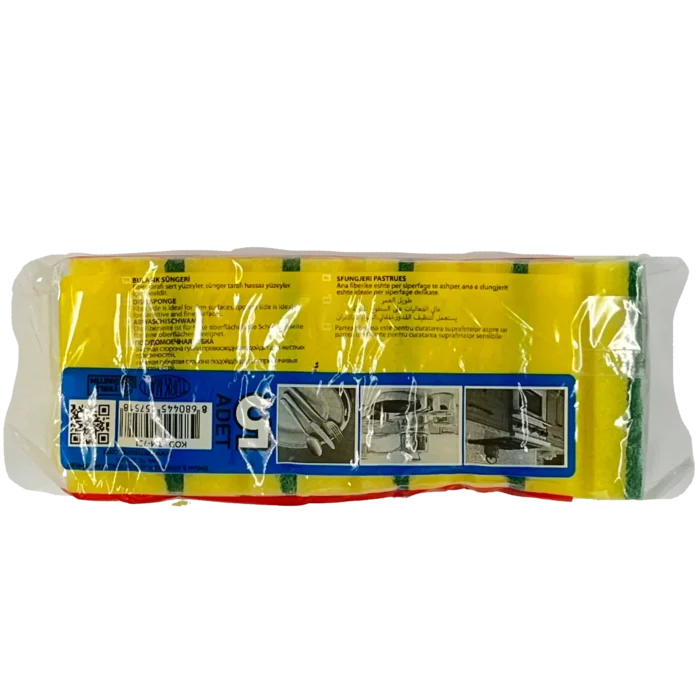 endüstriyel bulaşık süngeri 5’li