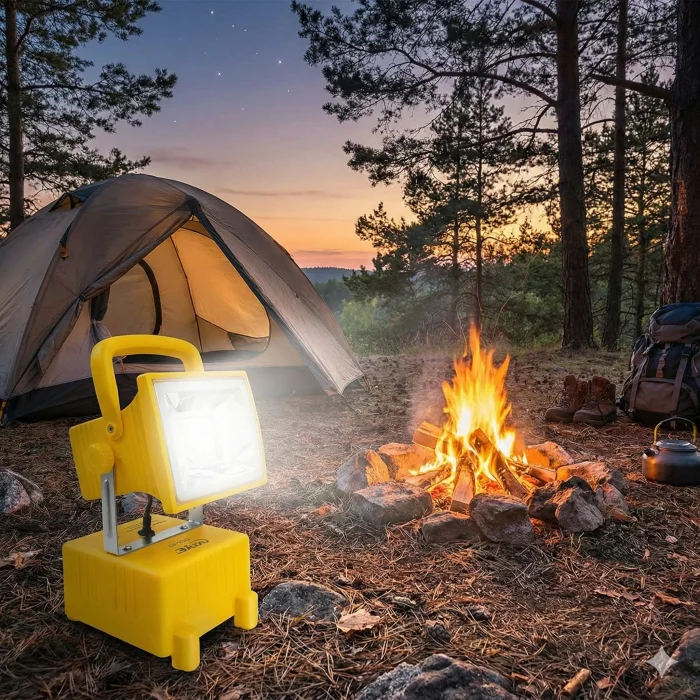 QM 827 Retro Tasarımlı Şarjlı Fener Işıldak - Hibrit LED Sistemi - Görsel 2