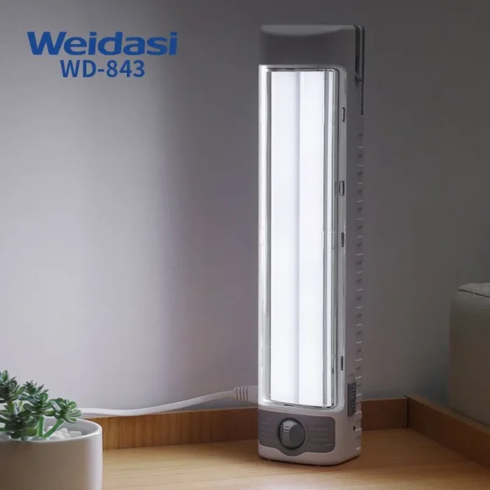 Weidasi 1000 lümen şarjlı led ışıldak ve acil durum lambası