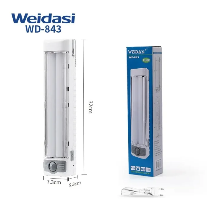 Weidasi 1000 lümen şarjlı led ışıldak ve acil durum lambası
