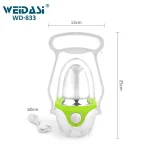 Weidasi WD-833 kare tasarımlı 40 ledli kamp ve acil durum ışıldağı