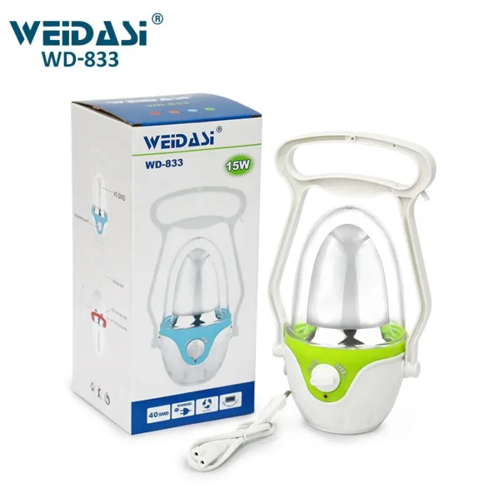 Weidasi WD-833 kare tasarımlı 40 ledli kamp ve acil durum ışıldağı