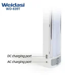 Weidasi WD-839T 84 LED'li Şarjlı Profesyonel Işıldak - Yüksek Kapasiteli Batarya - Görsel 4