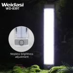 Weidasi WD-839T 84 LED'li Şarjlı Profesyonel Işıldak - Yüksek Kapasiteli Batarya - Görsel 2